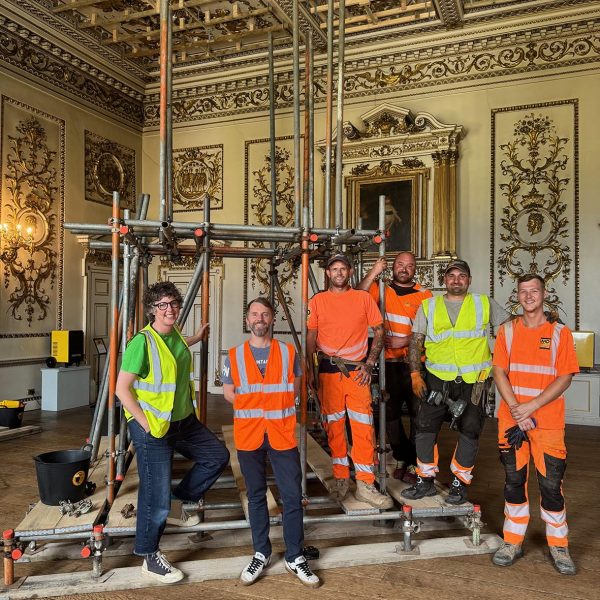 Me and the team! Left to right: Sam from TempDesign and Matt, Joe, Ryan and Pat from MD Scaffolding