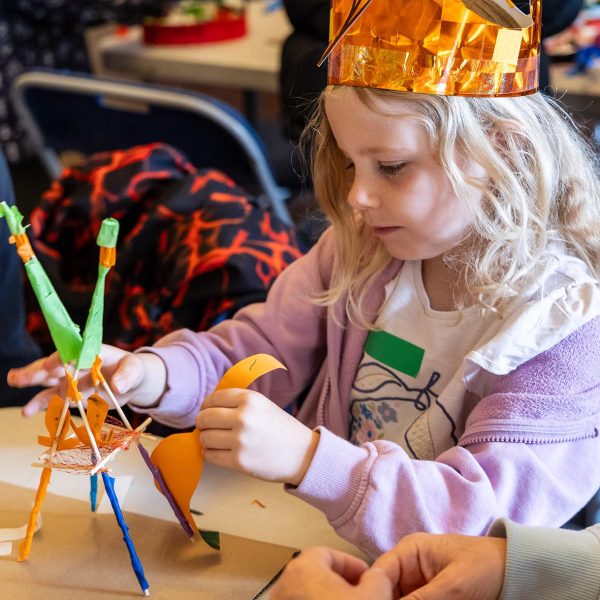 Workshop with young people at Clifton Park Museum. Photograph: Jules Lister