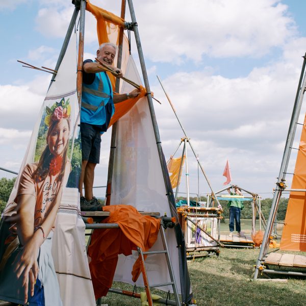 Friendship Follies at Keppel's Column by Pippa Hale. Photograph: Sam McQueen