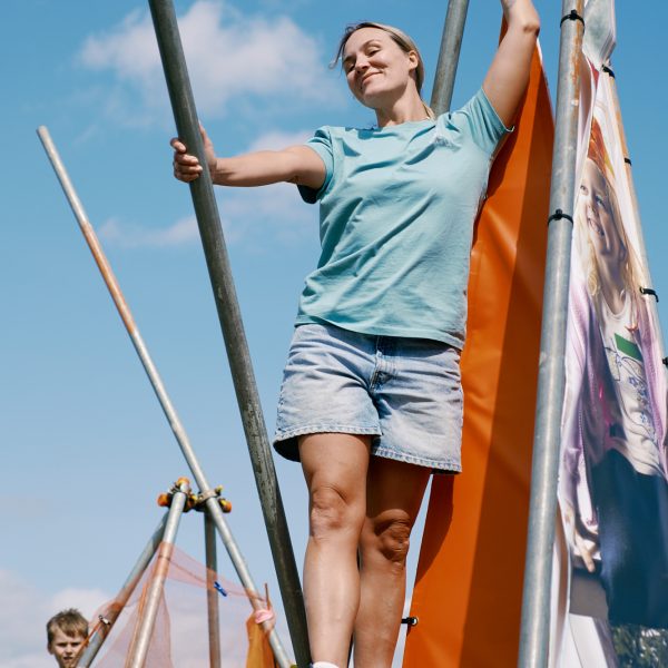 Friendship Follies at Keppel's Column by Pippa Hale. Photograph: Sam McQueen